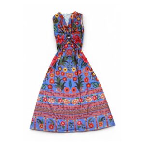Vestido estampado halter