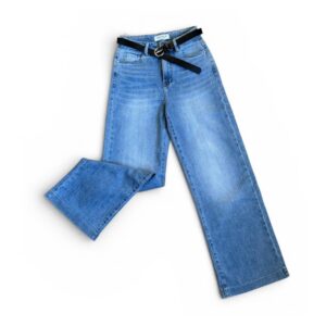 Pantalón vaquero estirable con cinto estirable